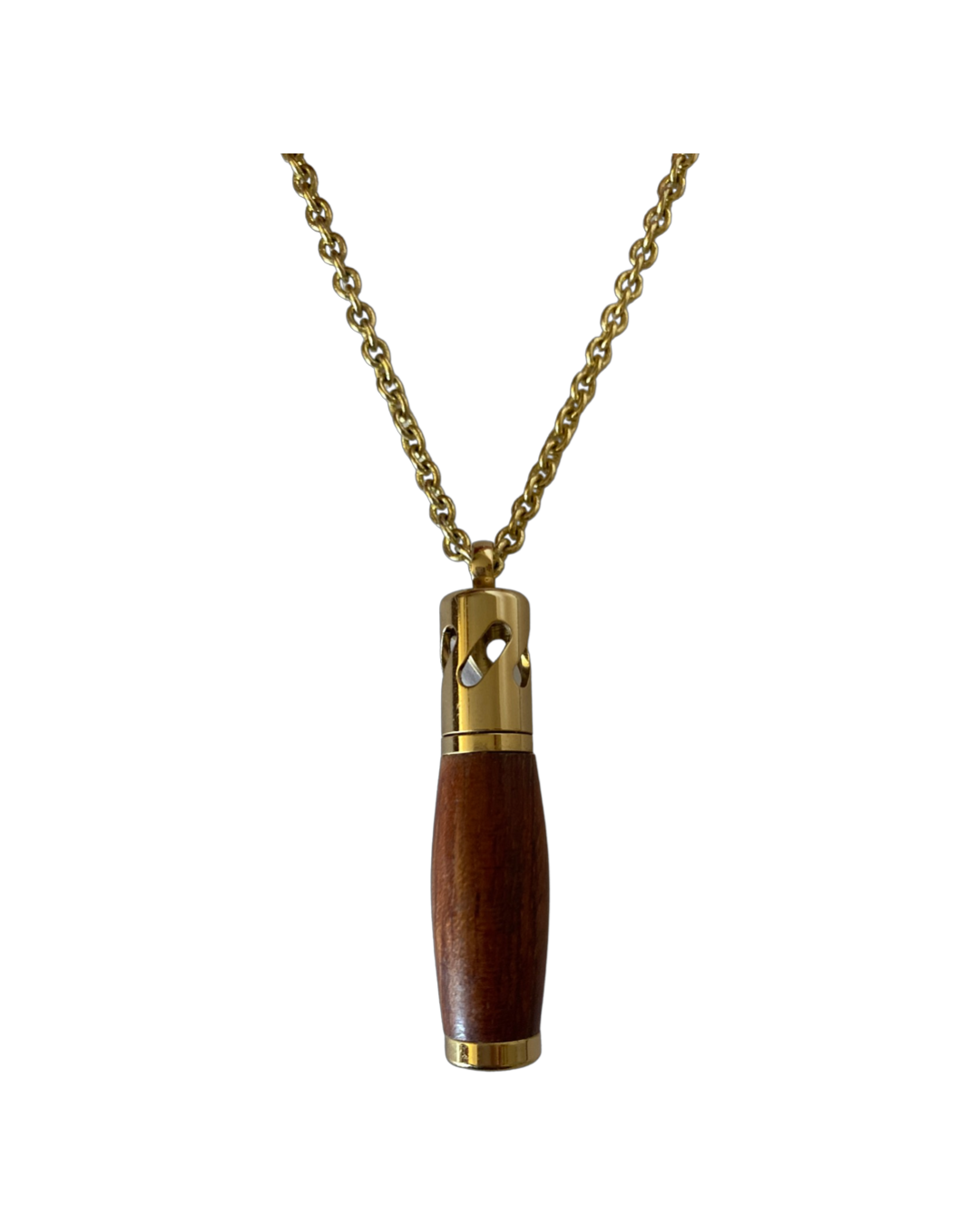 Hawaiian Koa aroma diffuser necklace